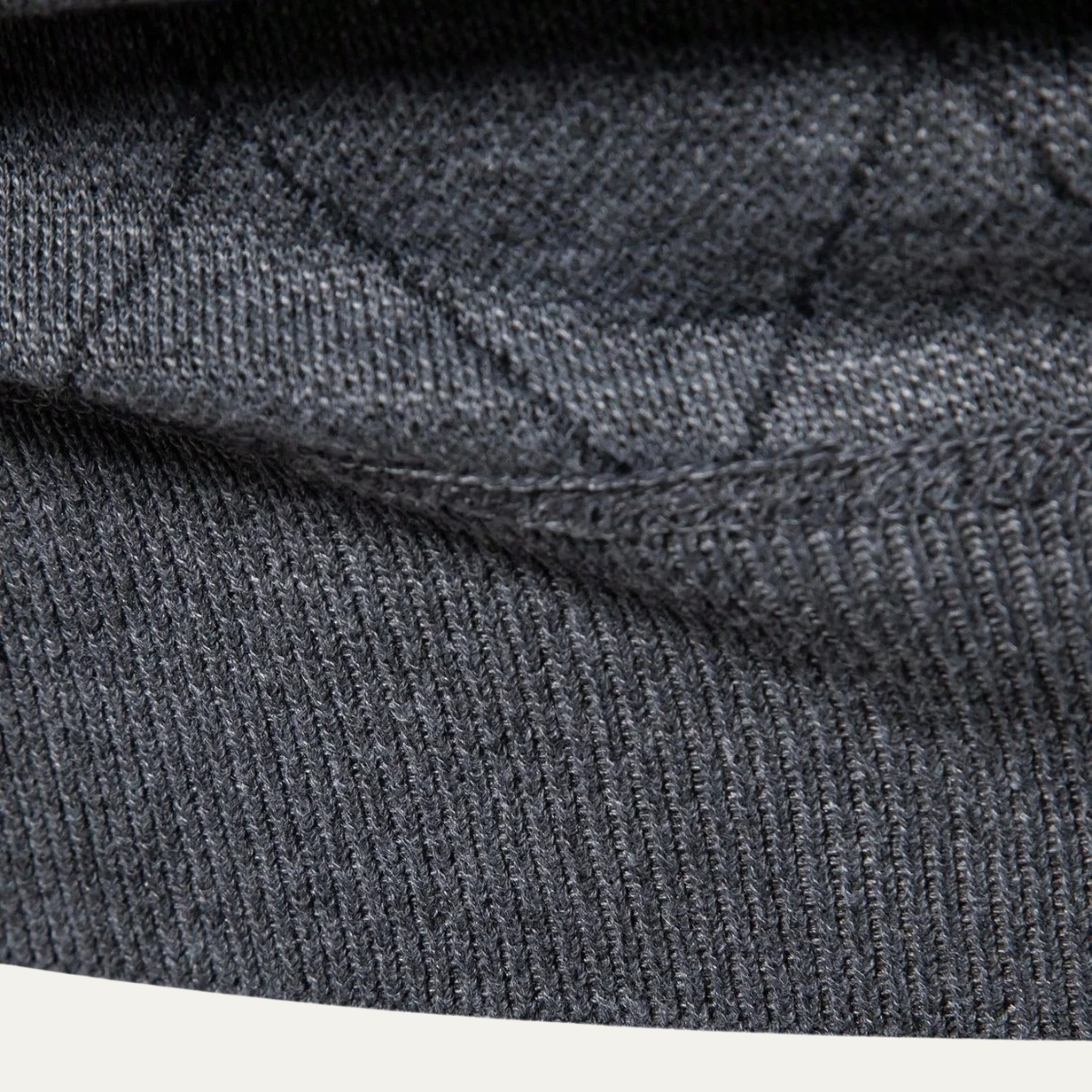 The Caserta Men’s Smart Casual Half Zip Knit Jumper – Gray