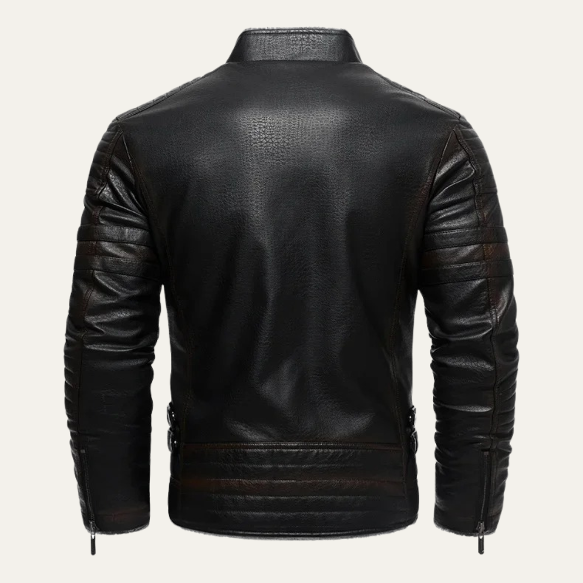 The Grayshire Men’s Vintage Shearling Lined Leather Jacket