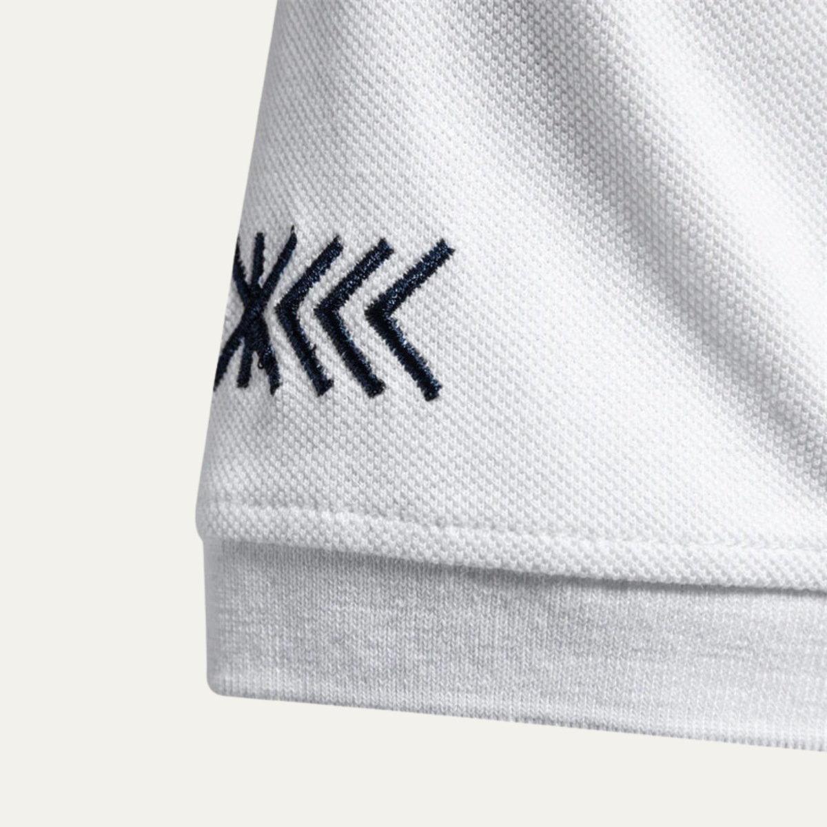 The Sheffield Men’s Cotton Polo Shirt with Graphic Detail