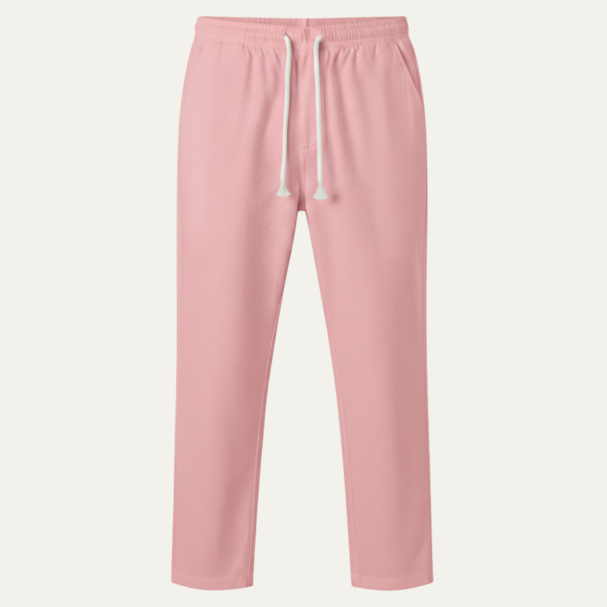 The Glenstone Men’s Lightweight Loose Fit Linen Blend Drawstring Pants