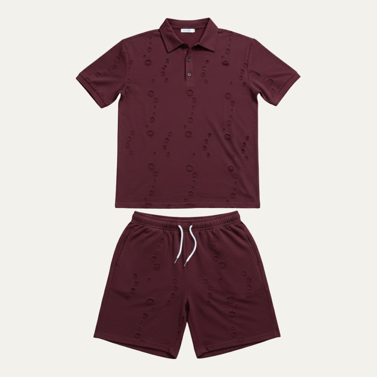 The Silverwood Men’s Lightweight Beachwear Set –Shirt & Shorts Set
