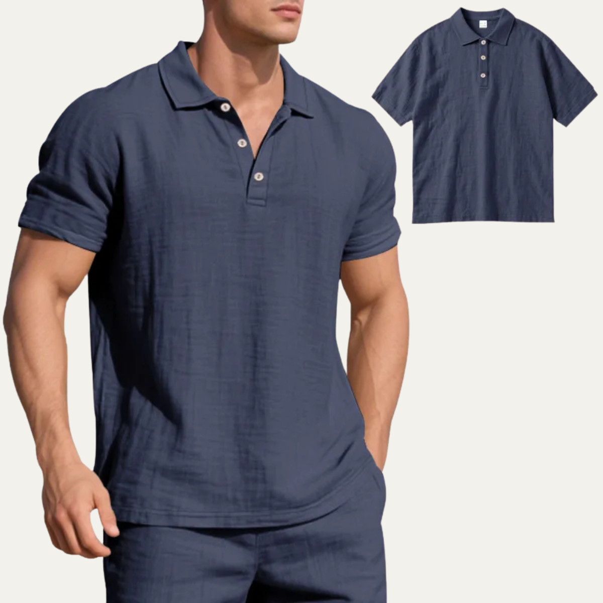 The Brookfield Men’s Breathable Summer Polo Shirt