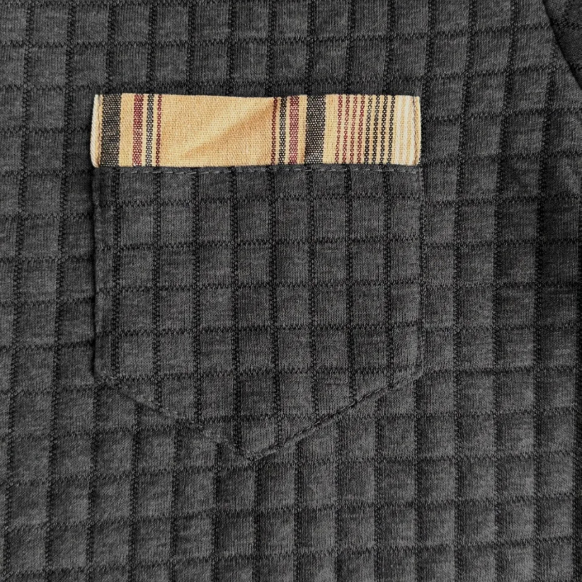 The Monopoli Men’s Casual Waffle Knit Polo Sweater