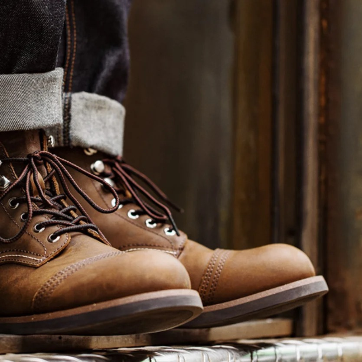 The Grayfield Men’s Lace Up Combat Leather Boots