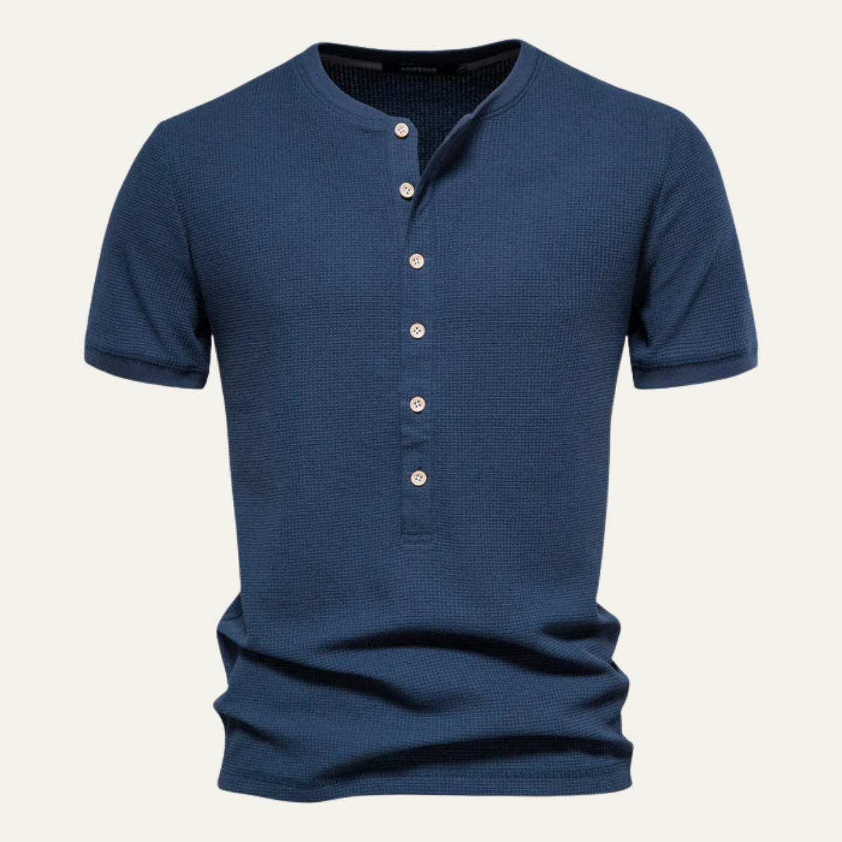 The Radnor Men’s Henley Cotton Button Placket T Shirt