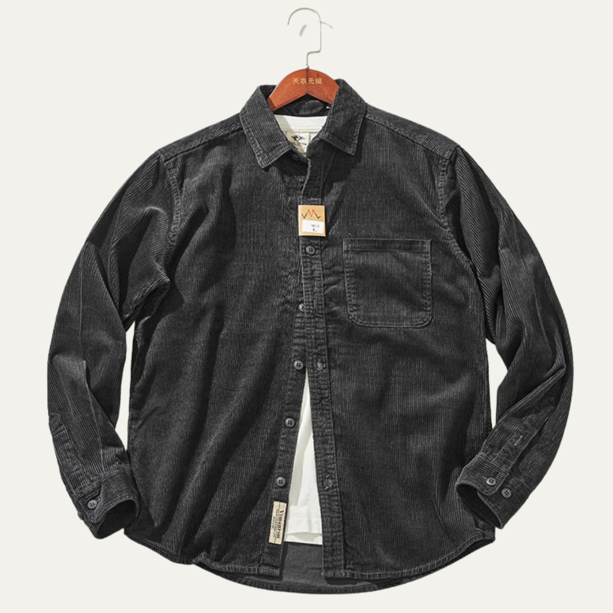 The Padova Men’s Vintage Thick Corduroy Shirt Jacket
