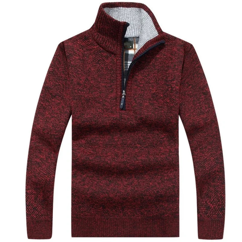 The Palm Springs Men’s Half Zip Mock Neck Knit Sweater