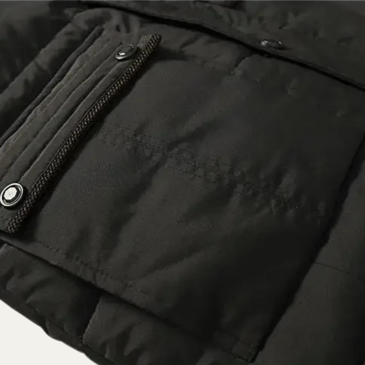 The Taormina Men's Elegant Hooded Fur Collar Parka Jacket