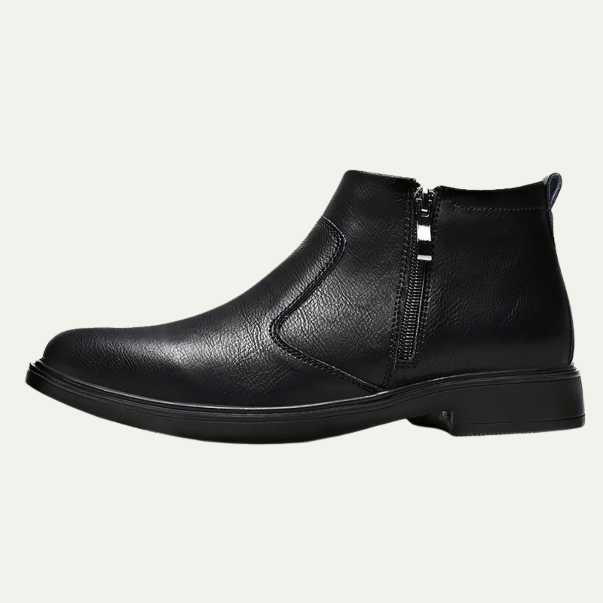 The Verona Men's Leather Chelsea Boots with Side Zip