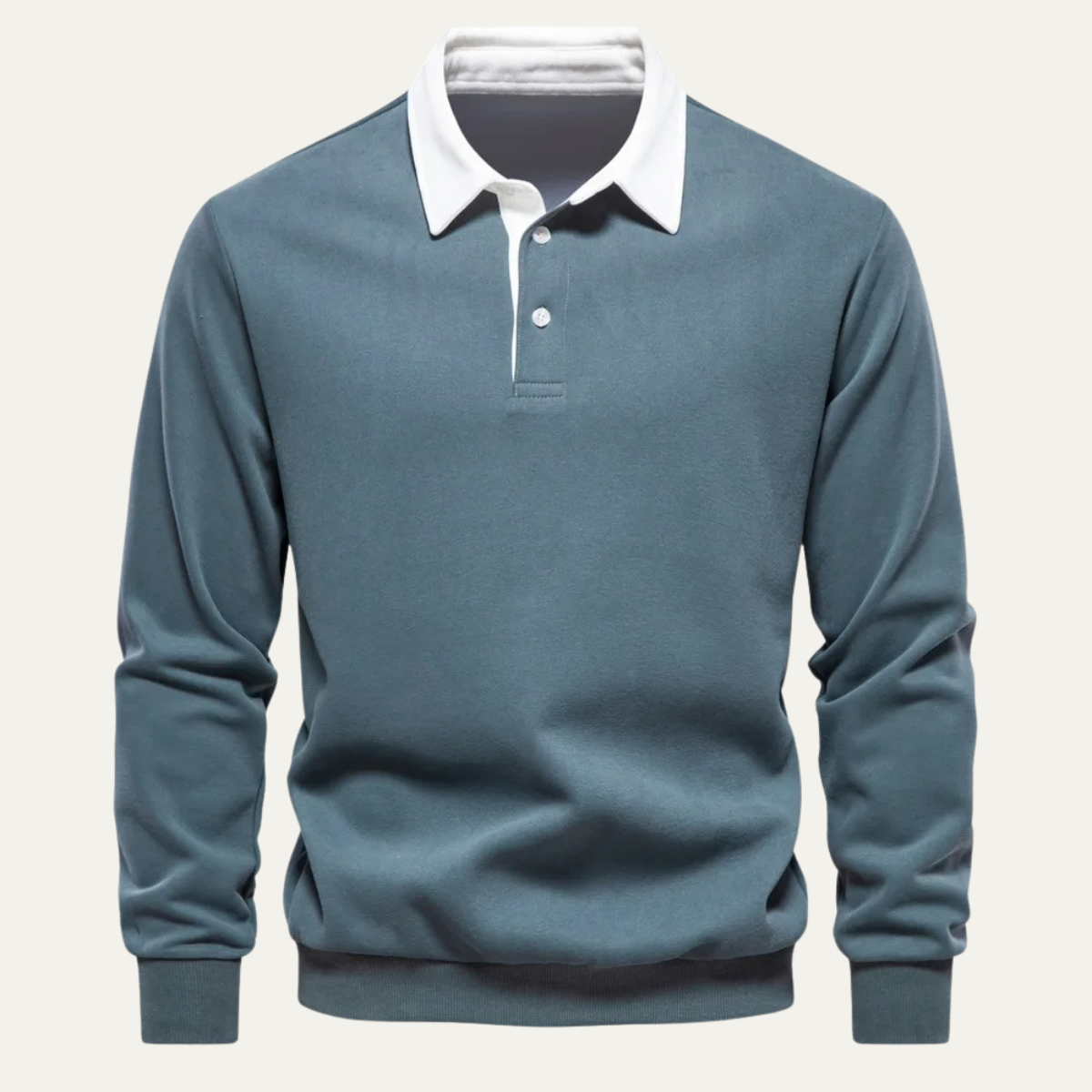 The Marlowe Men’s Casual Smart Polo Collar Sweater