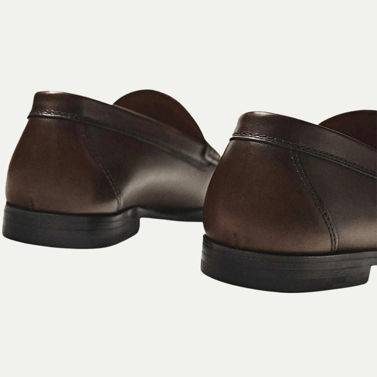 The Whitford Men’s Genuine Faux Leather Slip On Loafers