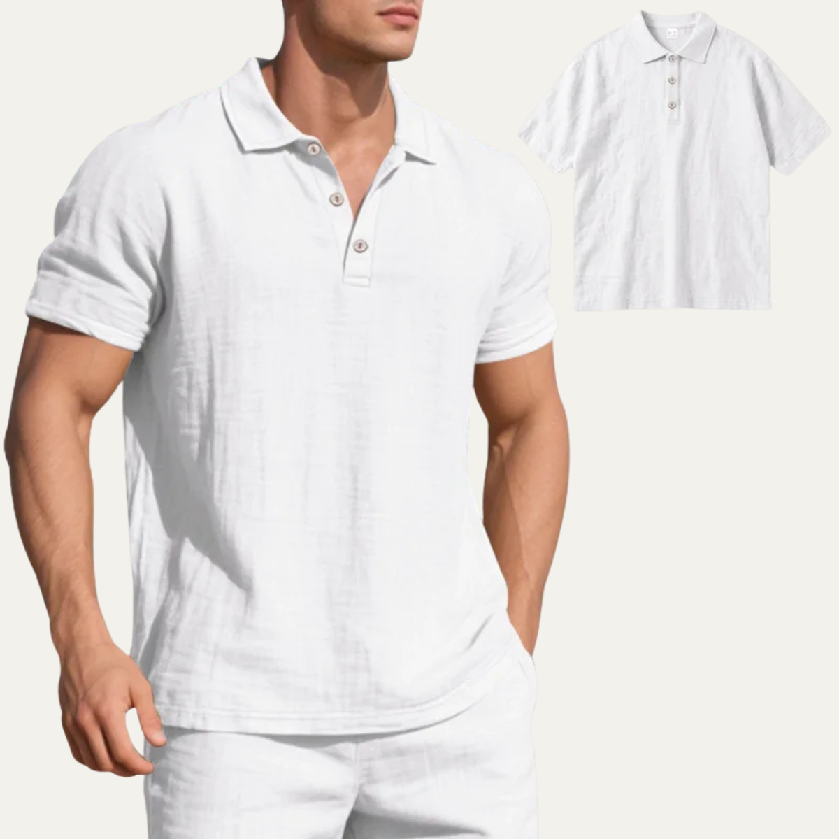 The Brookfield Men’s Breathable Summer Polo Shirt