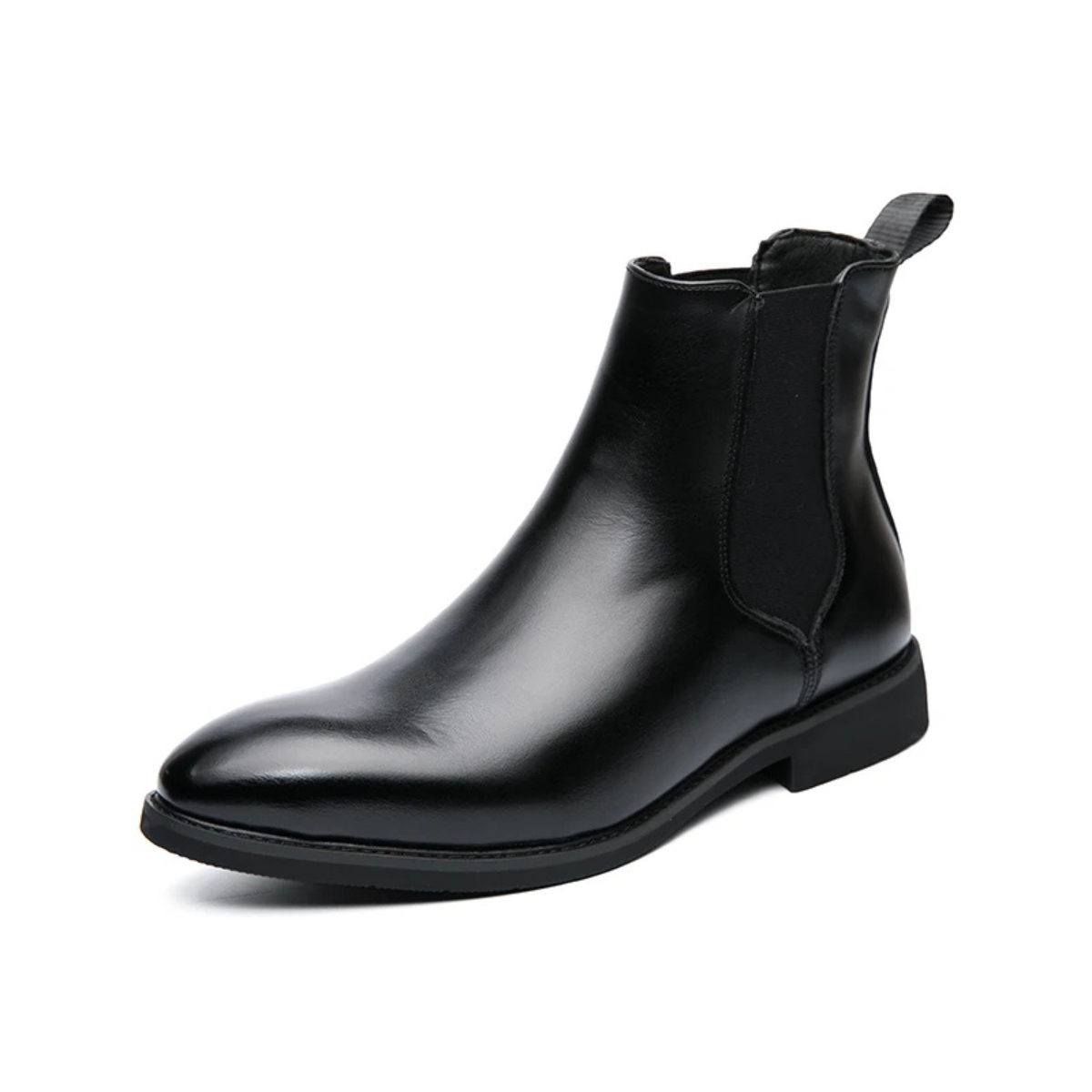 The Brookfall Men’s Elegant Leather Chelsea Dress Boots