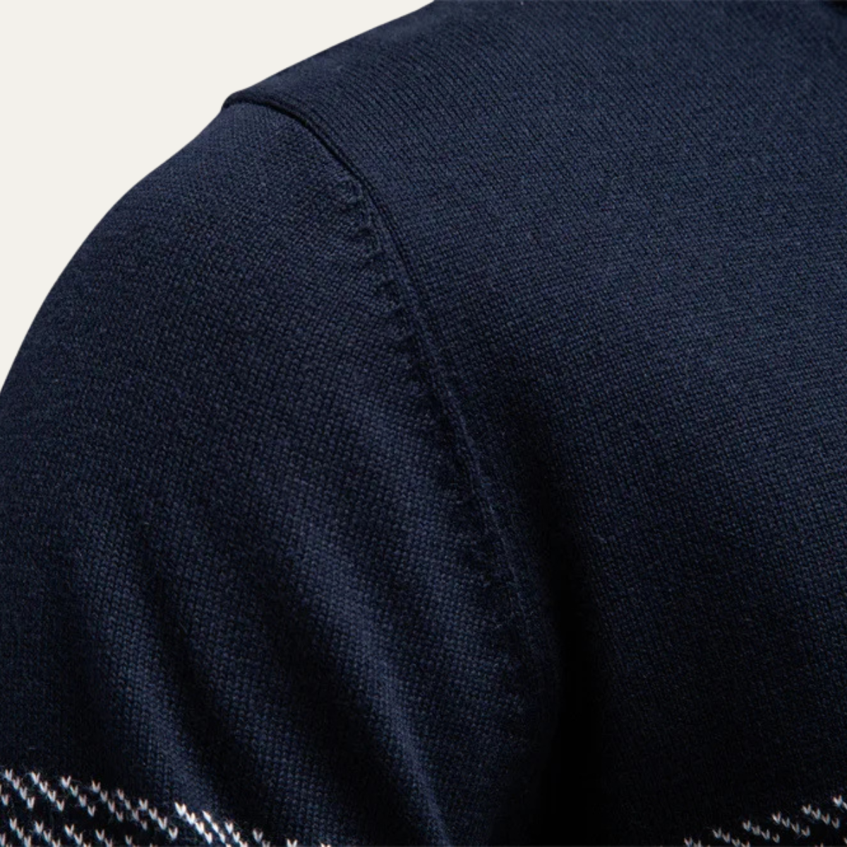 The Mallorca Men's Half Zip Business Casual Knit Sweater