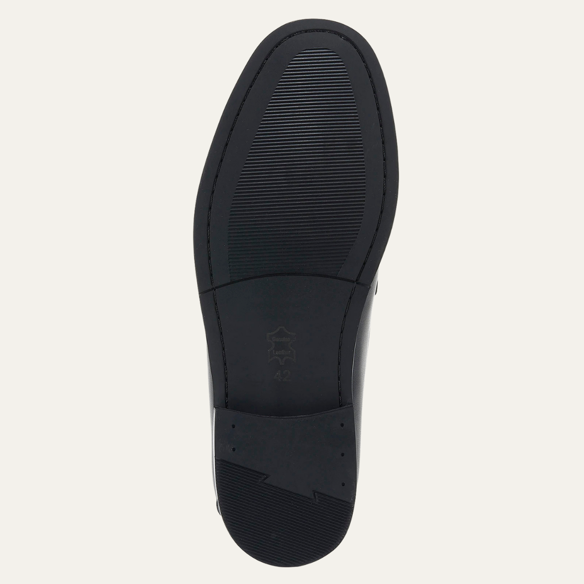 The Brookshire Lane Ridge Men’s Vintage Faux Leather Slip On Loafers — Black