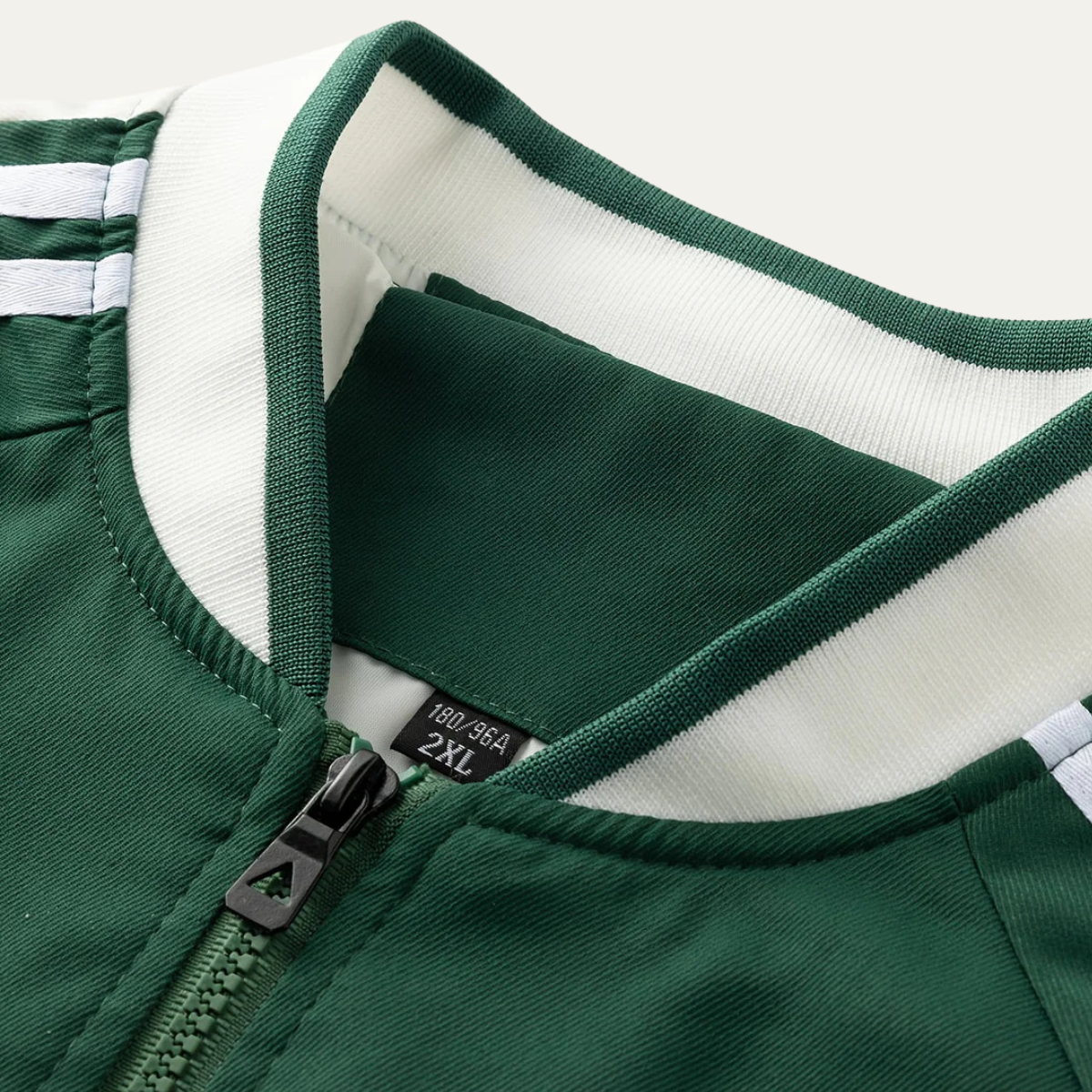 The Oakridge Men’s Breathable Zip Up Lightweight Track Jacket with Striped Sleeves