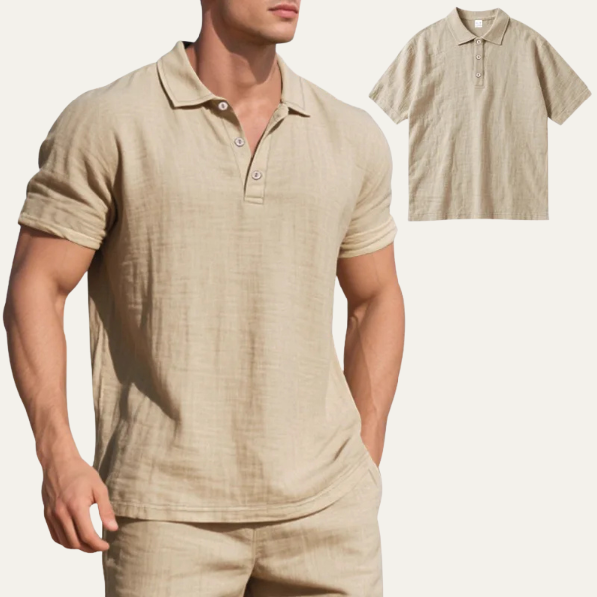 The Wilshire Men’s Lightweight Summer Polo Shirt