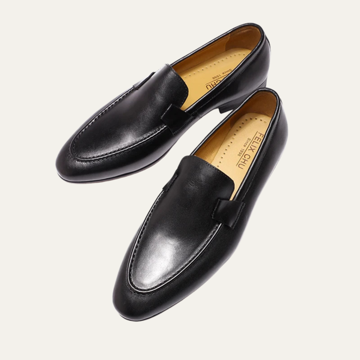 The Redstone Ridge Men's Handmade Business Faux Leather Dress Loafers