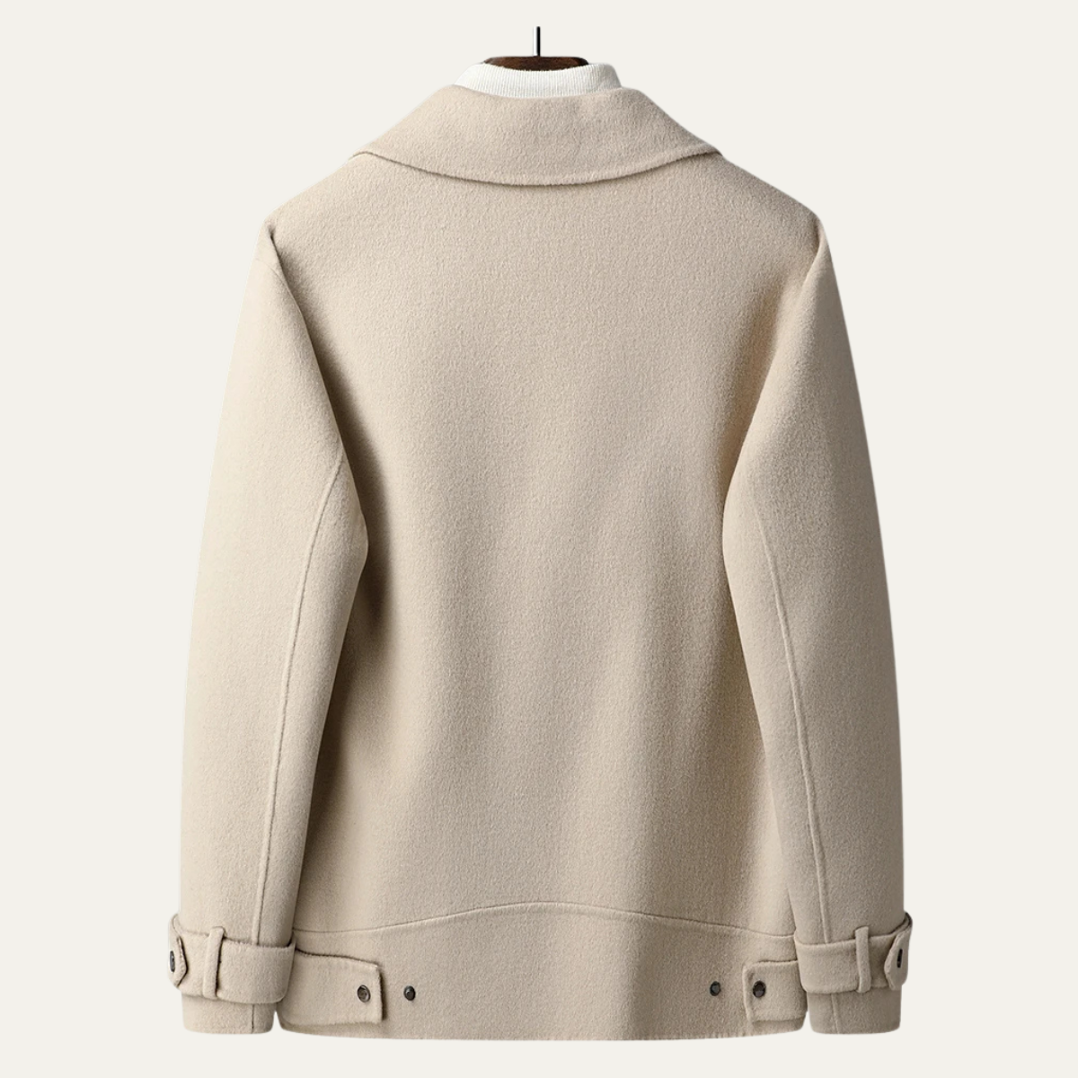 The Coventry Men’s Wool Blend Double Breasted Lapel Peacoat