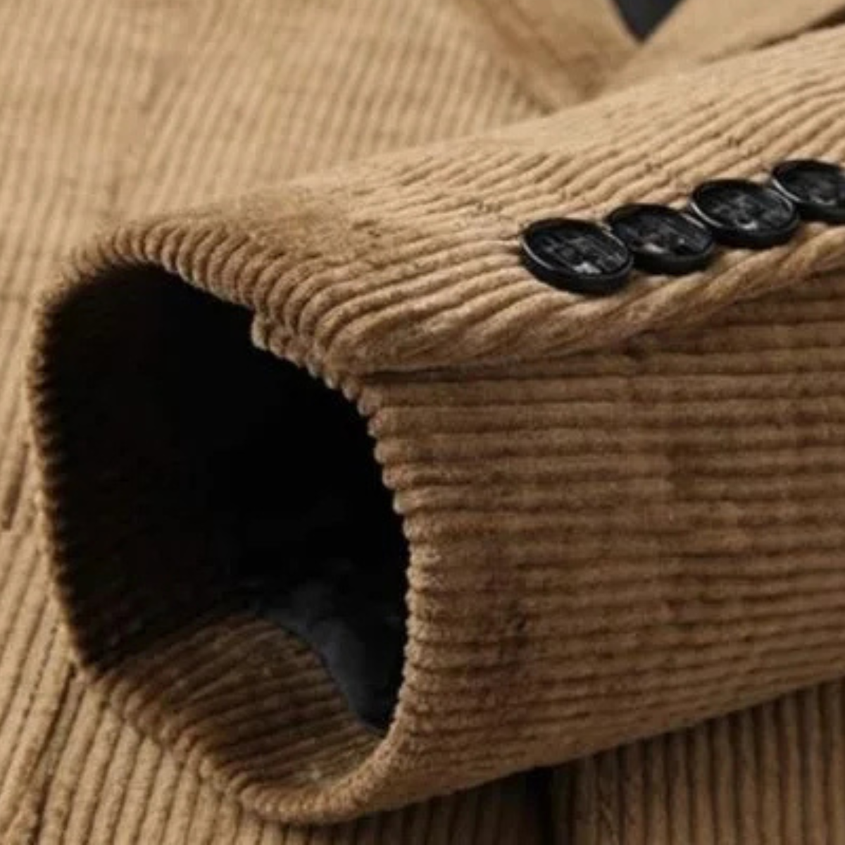 The Lancaster Men’s Thick Flannel Corduroy Business Blazer Jacket