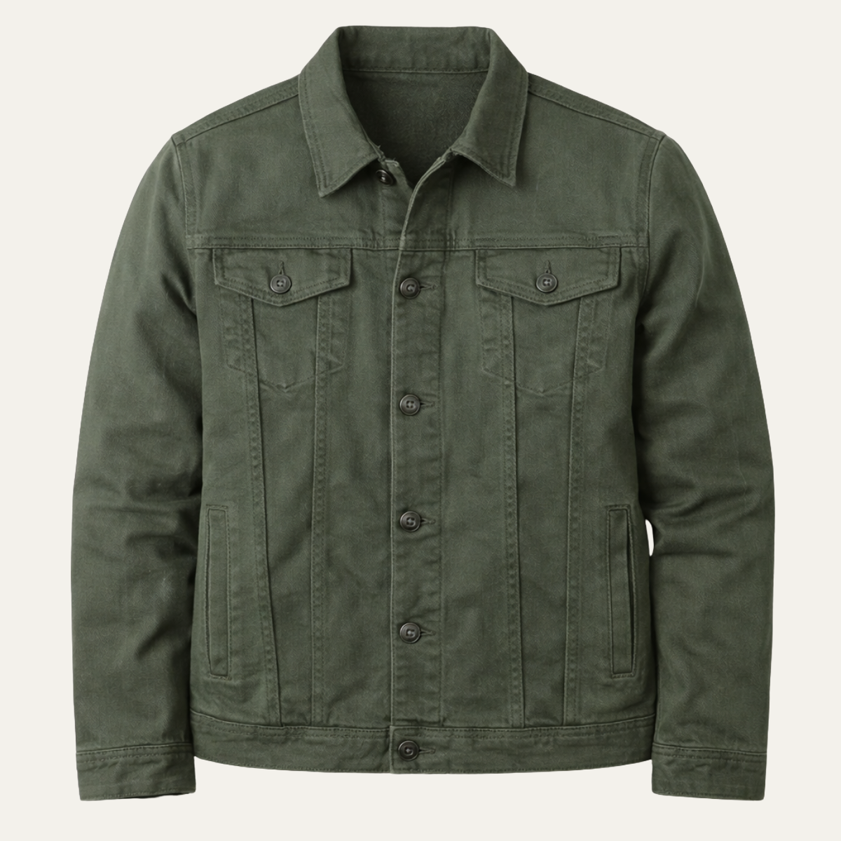 The Redstone Men’s Classic Slim Fit Vintage Denim Jacket