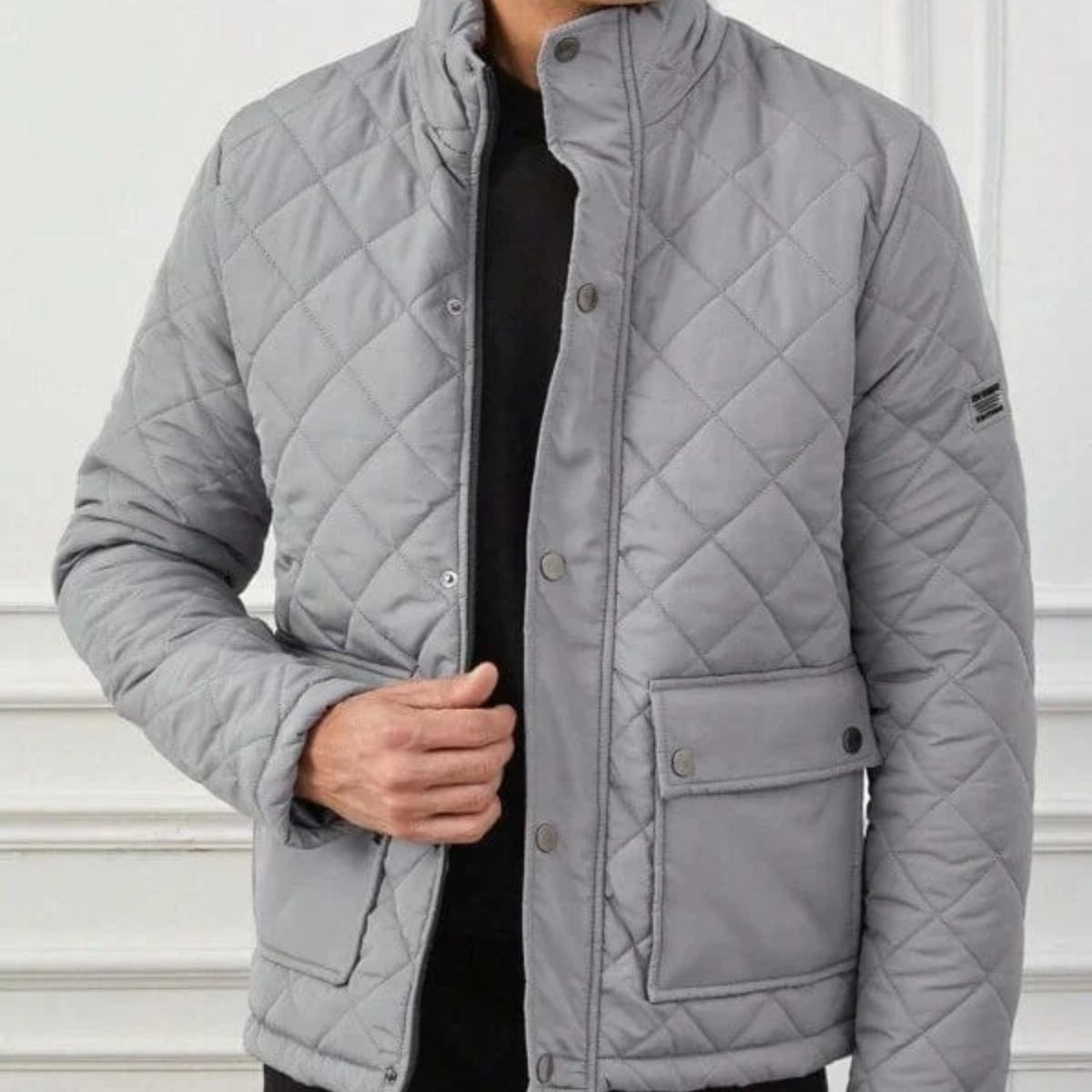 The Chester Black Quilted Jacket – Men’s Heritage Field Coat
