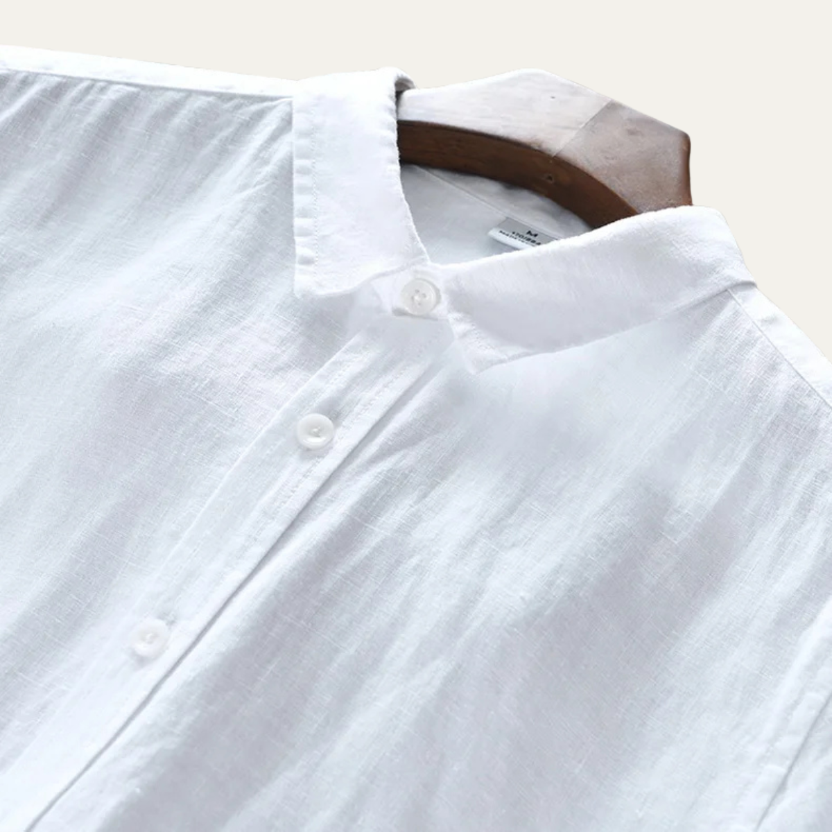 The Woodhall Men’s 100% Linen Italian Style Casual Button Up Shirt