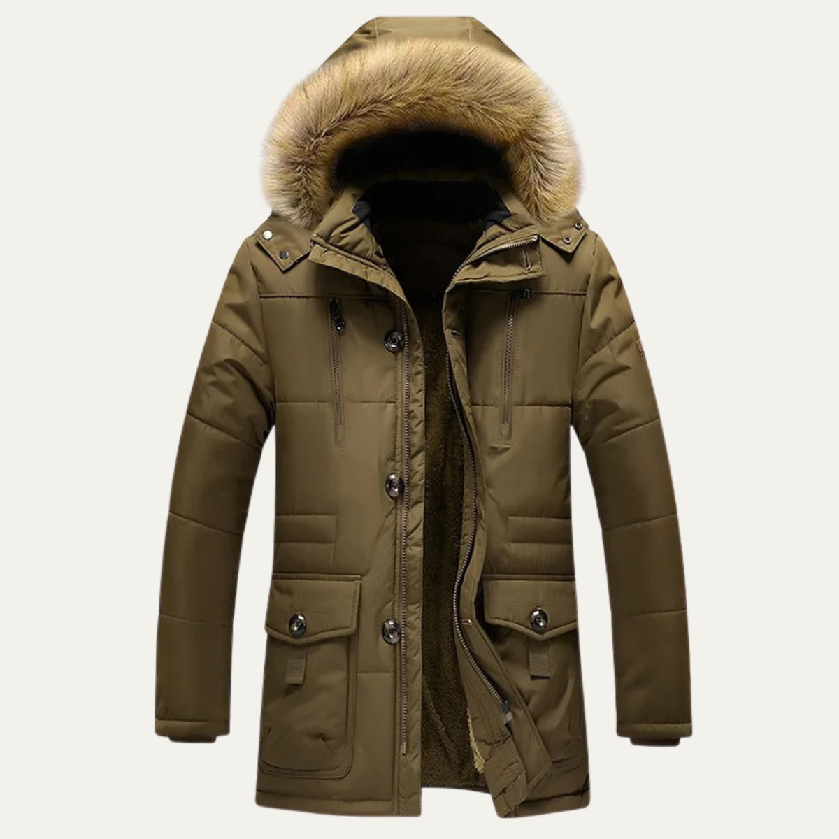 The Thameside Men’s Waterproof Down Parka Jacket