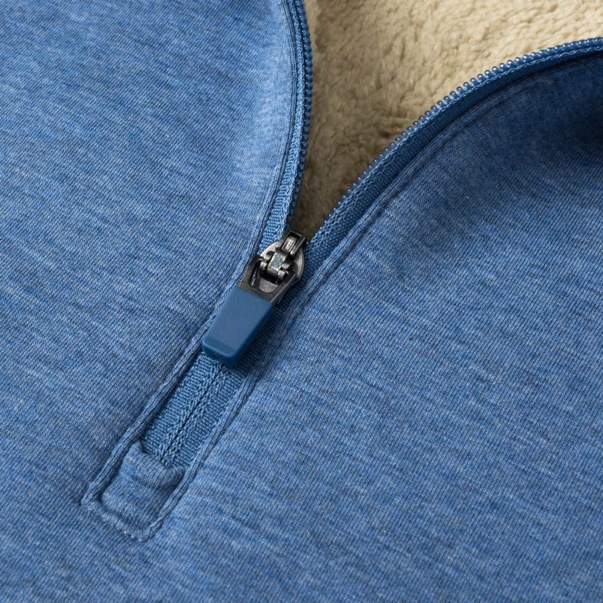 The Trebbiano Men’s Fleece Half Zip Turtleneck Sweater