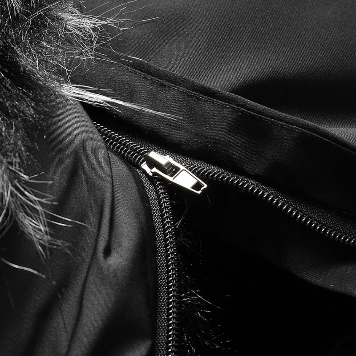 The Ragusa Men's Winter Warm Detachable Fur Hooded Jacket