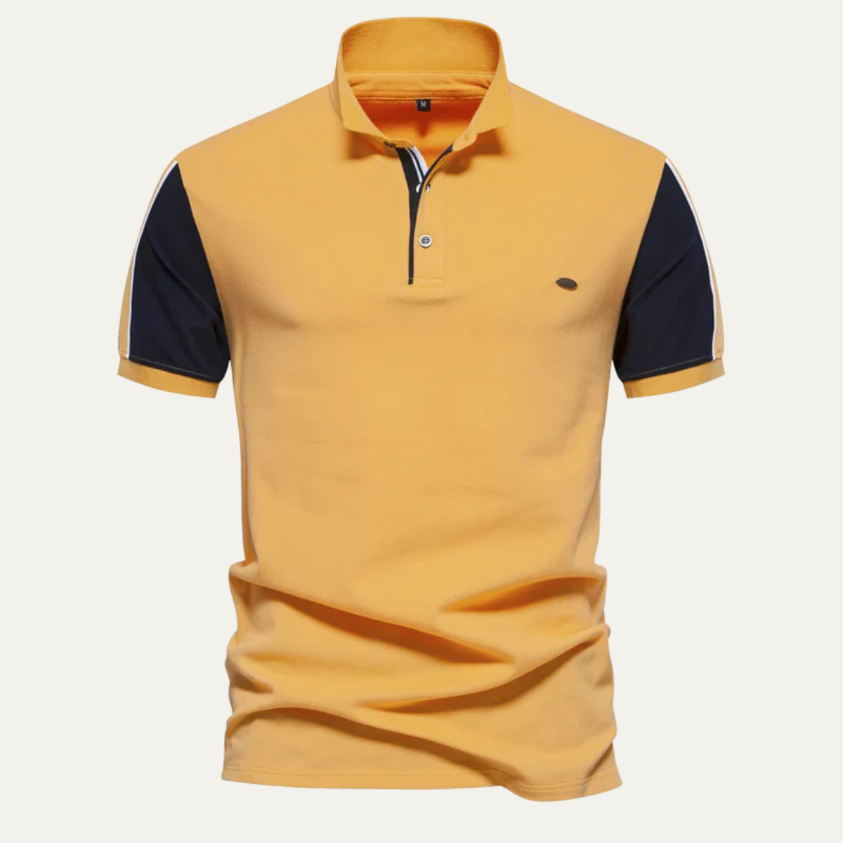 The Harrington Men’s Casual Color Block Cotton Polo Shirt