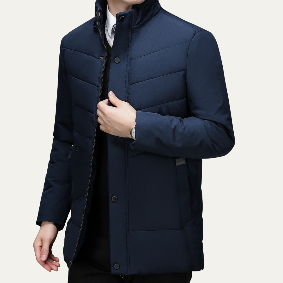 The Davenham Men’s Winter Warm Hooded Puffer Jacket