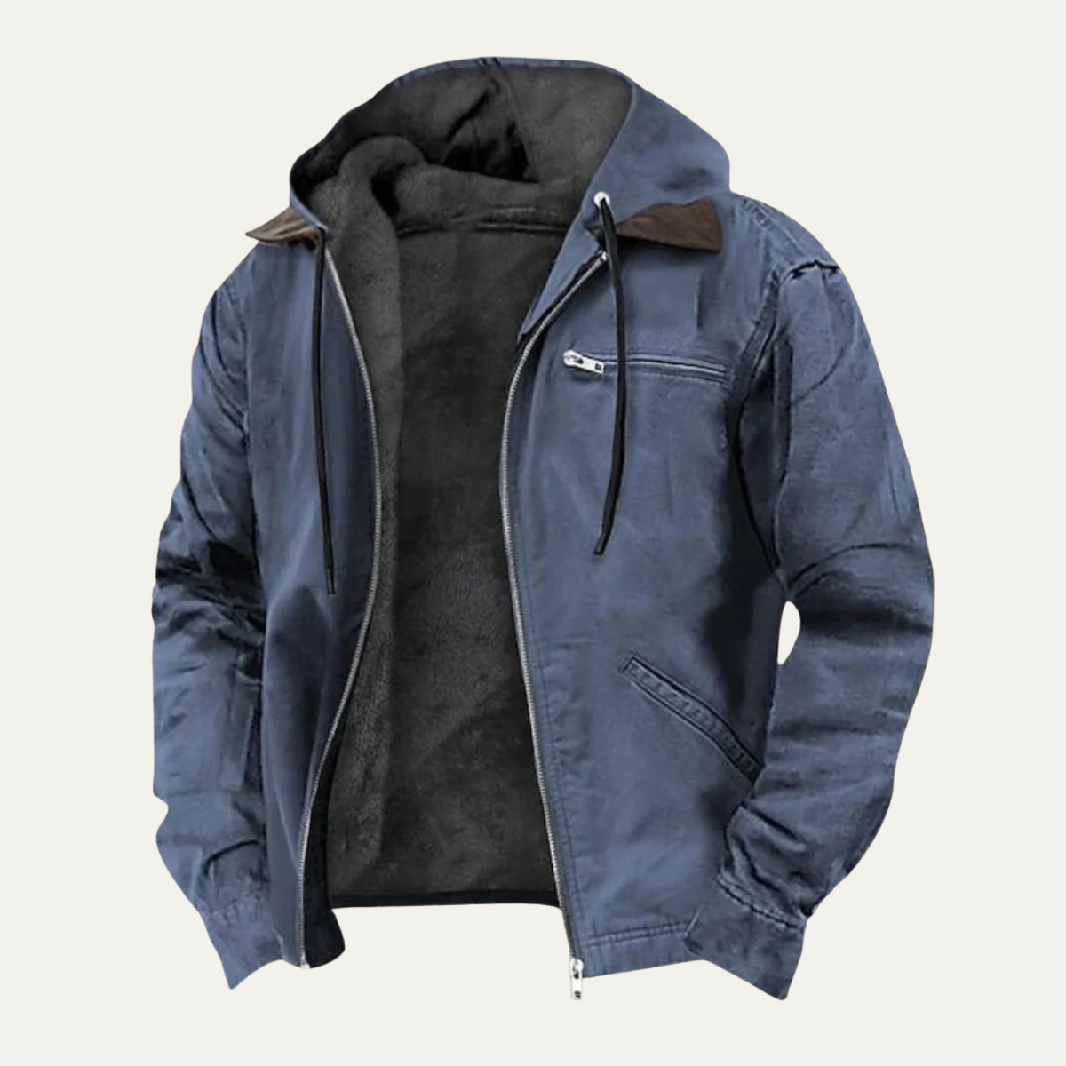 The Westwood Men’s Winter Warm Fleece Lined Hooded Jacket
