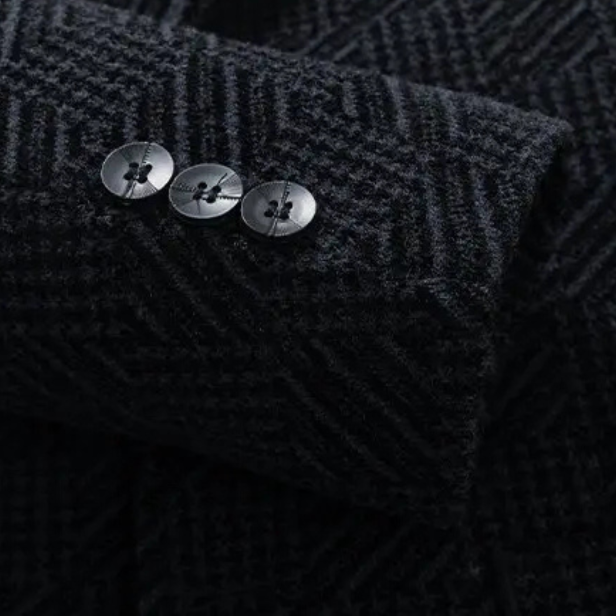 The Ellsworth Men’s Warm Fleece Lined Textured Winter Blazer