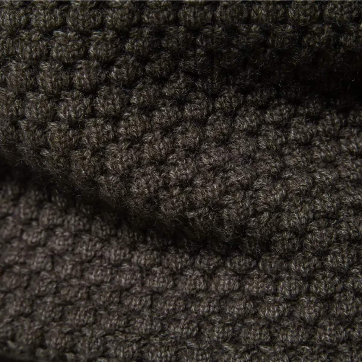 The Caprera Men’s Classic Knitted Crew Neck Textured Sweater