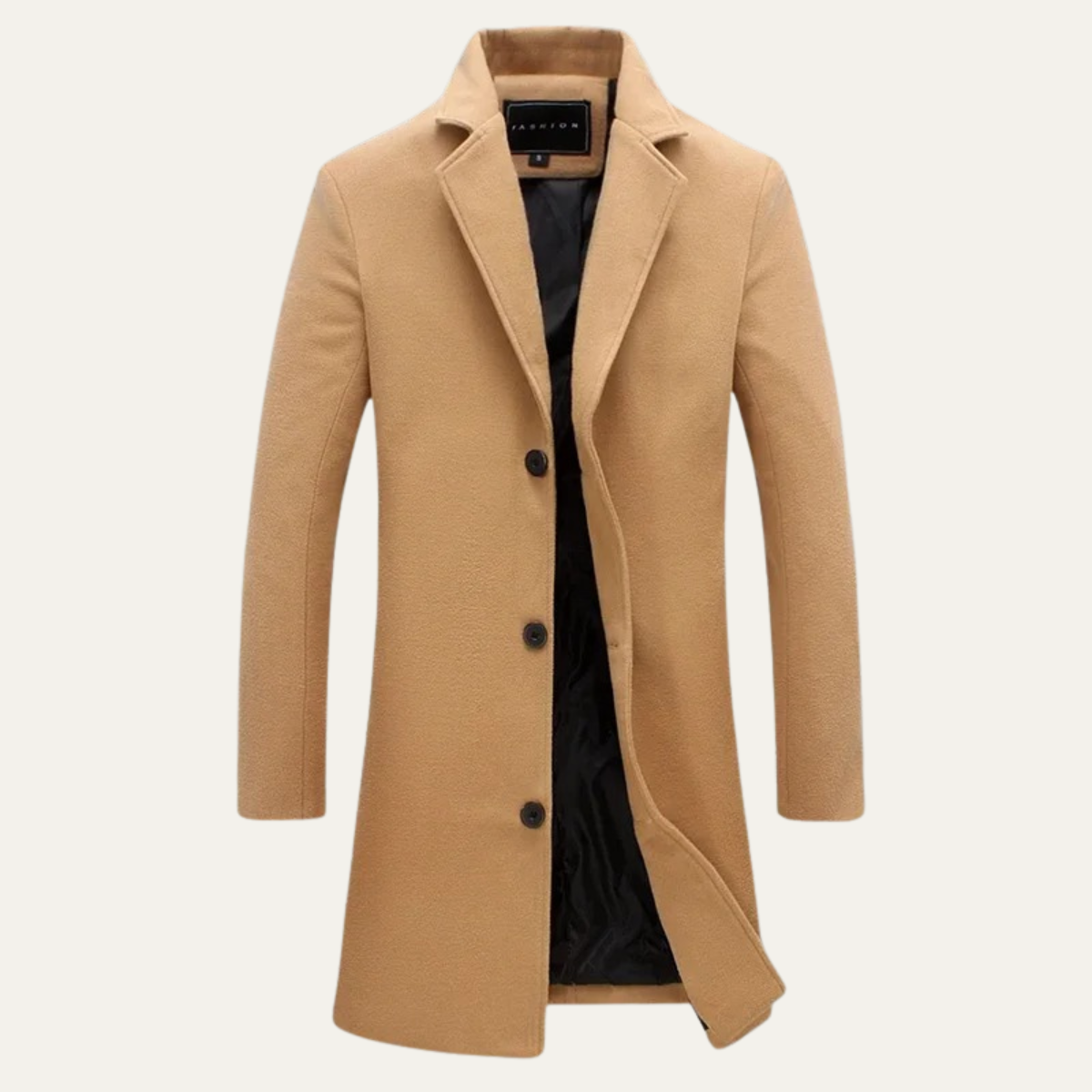 The Wolverhampton Men’s Smart Casual Long Wool Coat