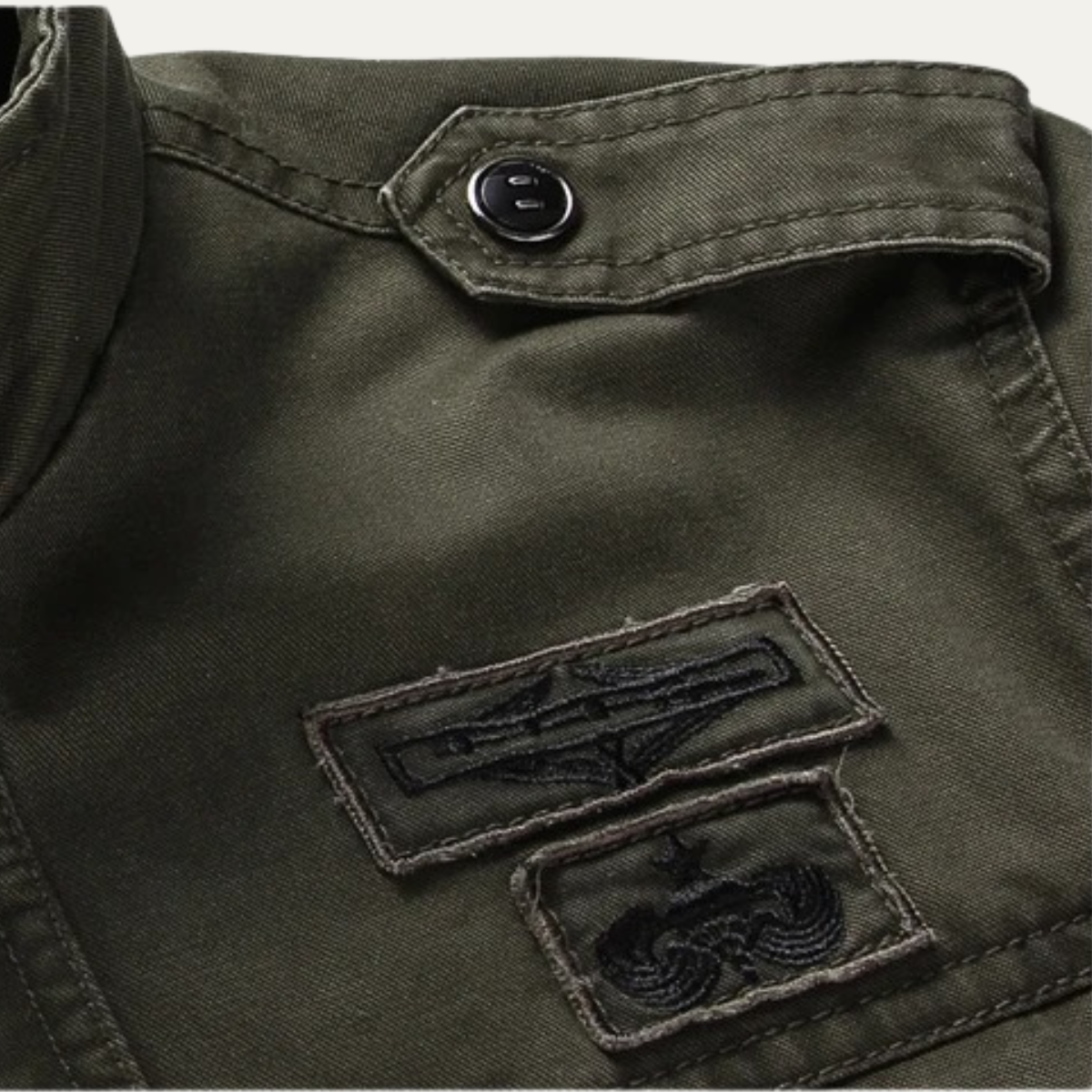 The Aberdeen Men’s Trendy Cargo Cotton Jacket with Pockets