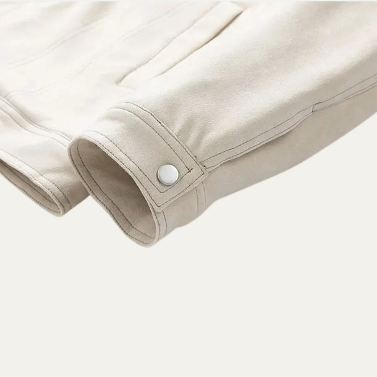 The Sicilia Men’s Fleece Lined Suede Sherpa Jacket with Shearling Collar