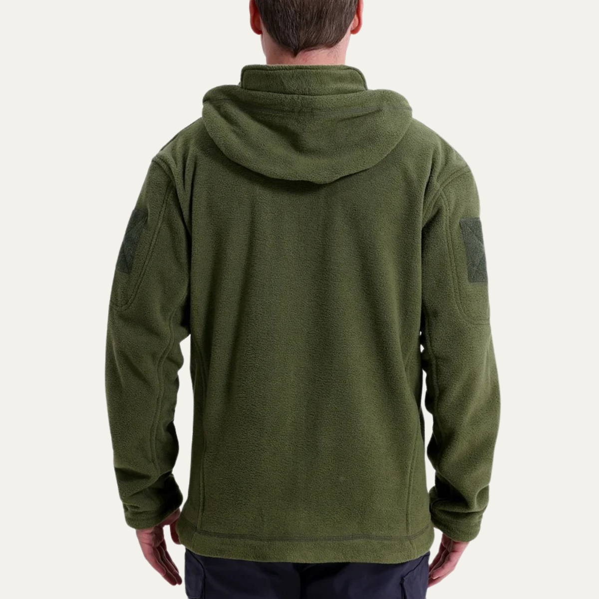 The Pitigliano Men’s Warm Tactical Fleece Jacket with Hood and Multi Pockets
