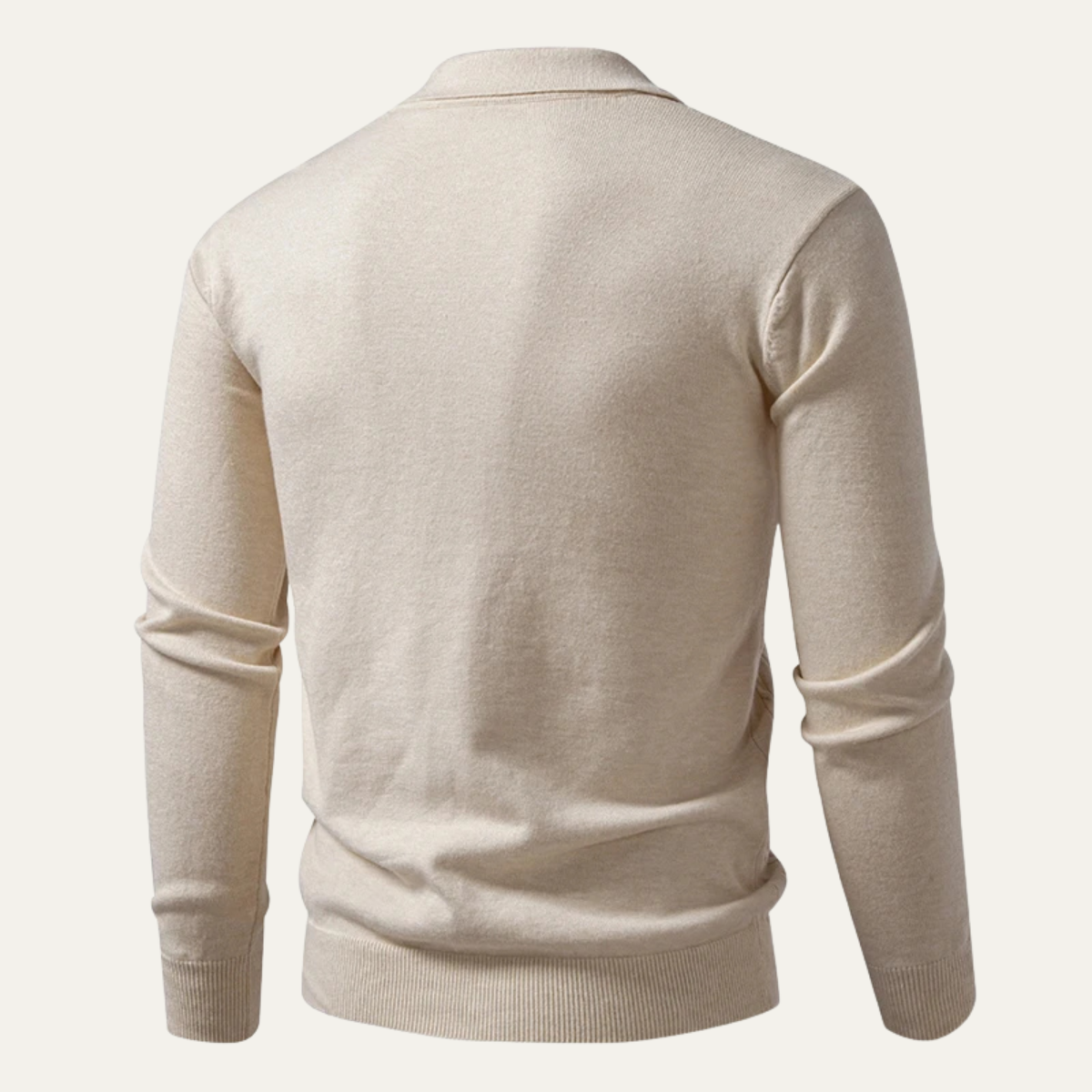 The Soverato Men’s Soft Cotton Casual Knit Polo Sweater