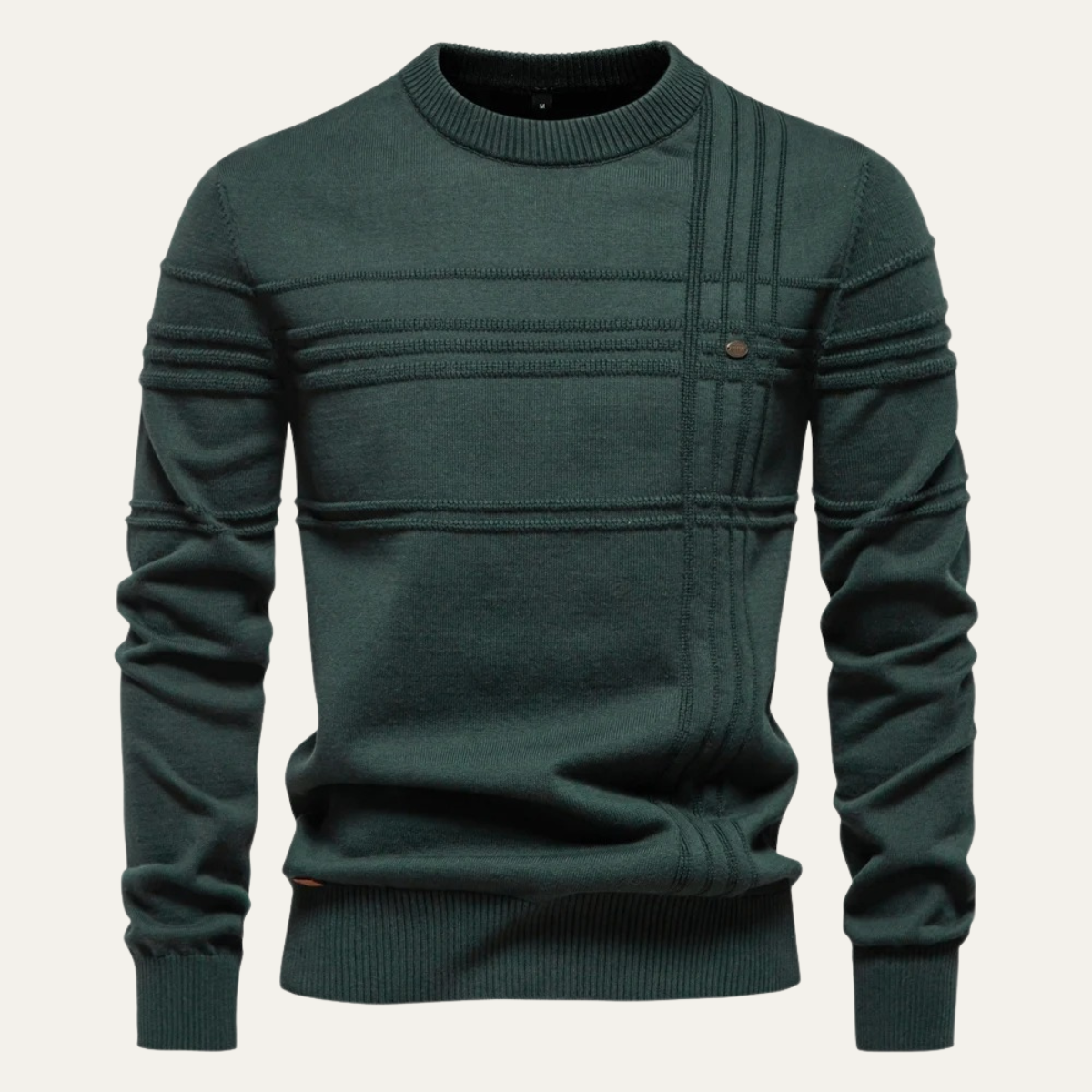 The Brighton Men’s Classic Crew Neck Knit Sweater