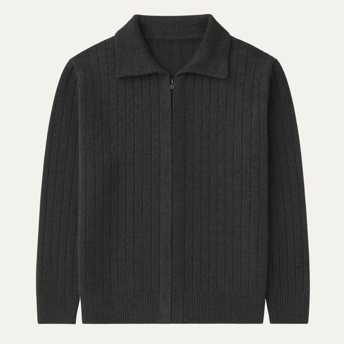 The Blackwell Men’s Winter Knit Merino Wool Zip Cardigan