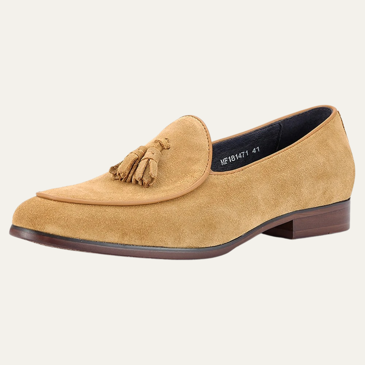 The Brentwood Falls Men’s Suede Faux Leather Tassel Loafers