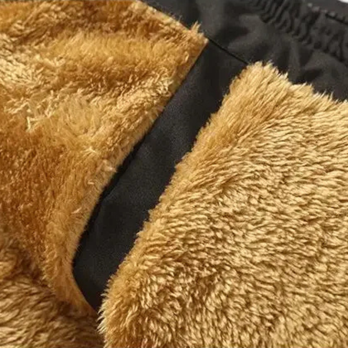 The Taormina Men's Elegant Hooded Fur Collar Parka Jacket