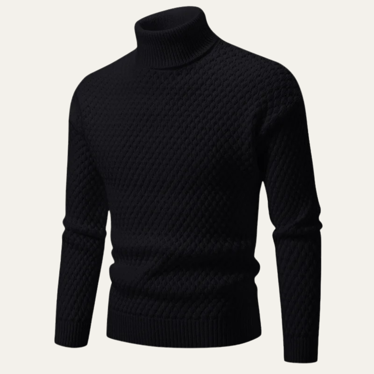 The Pineview Men’s Winter Warm Knit Turtleneck Sweater