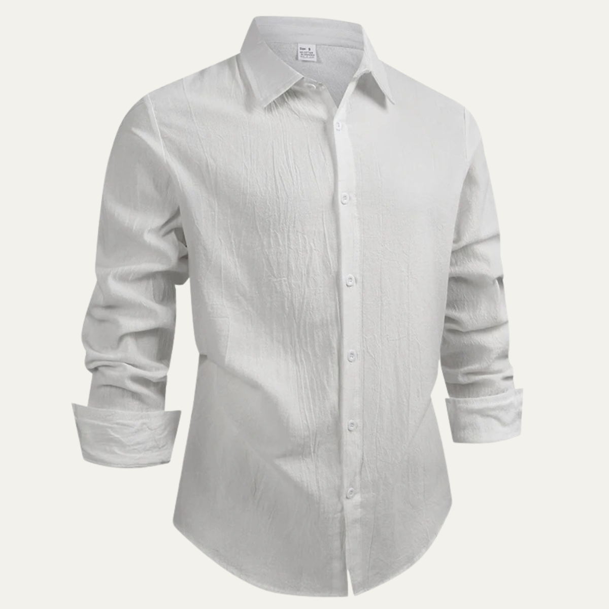 The Sarzana Men’s Business Button Down Linen Cotton Shirt