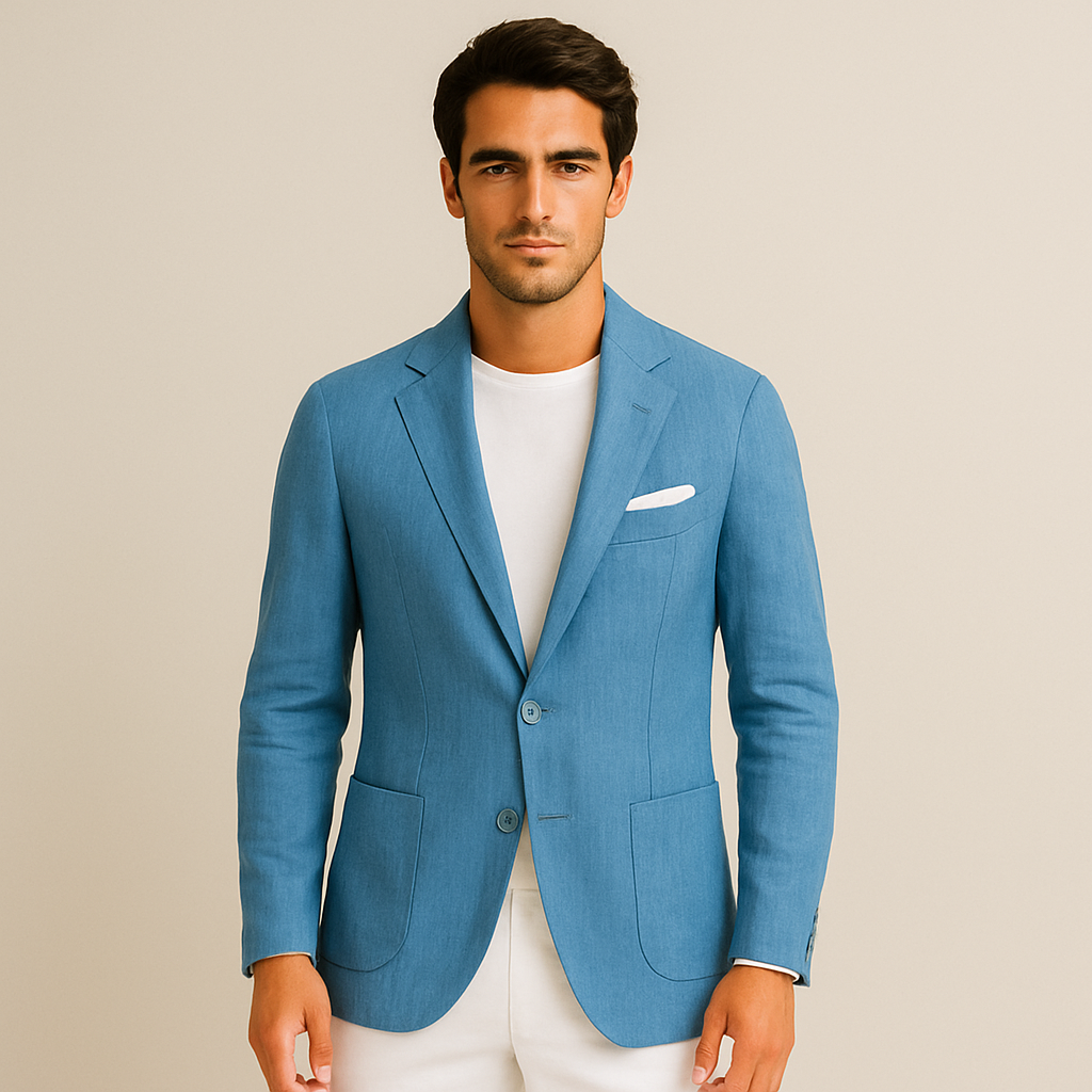 The Miami Linen Summer Blazer - Wedding Guest Men - Formal Occasions