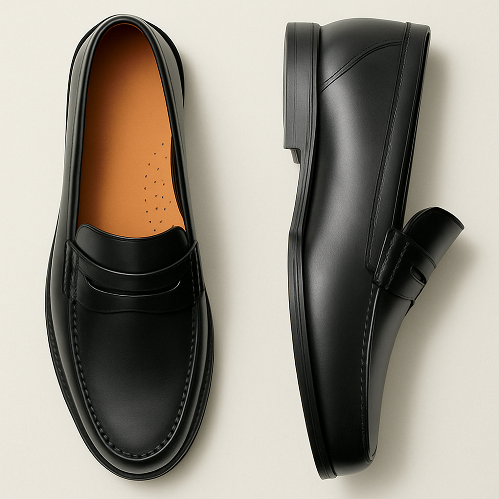 The Penrose Slip on Leather Loafers for Men