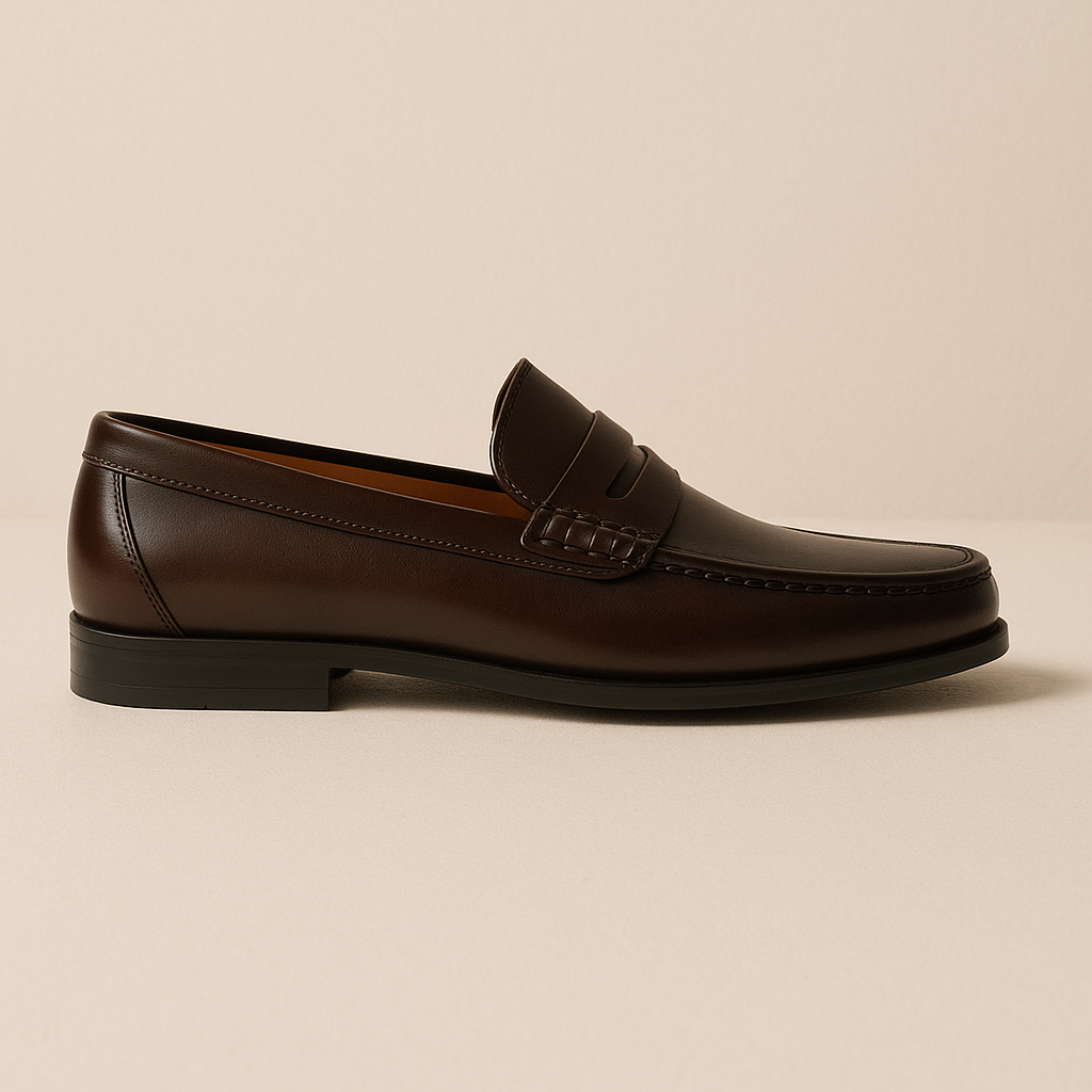 The Penrose Slip on Leather Loafers for Men
