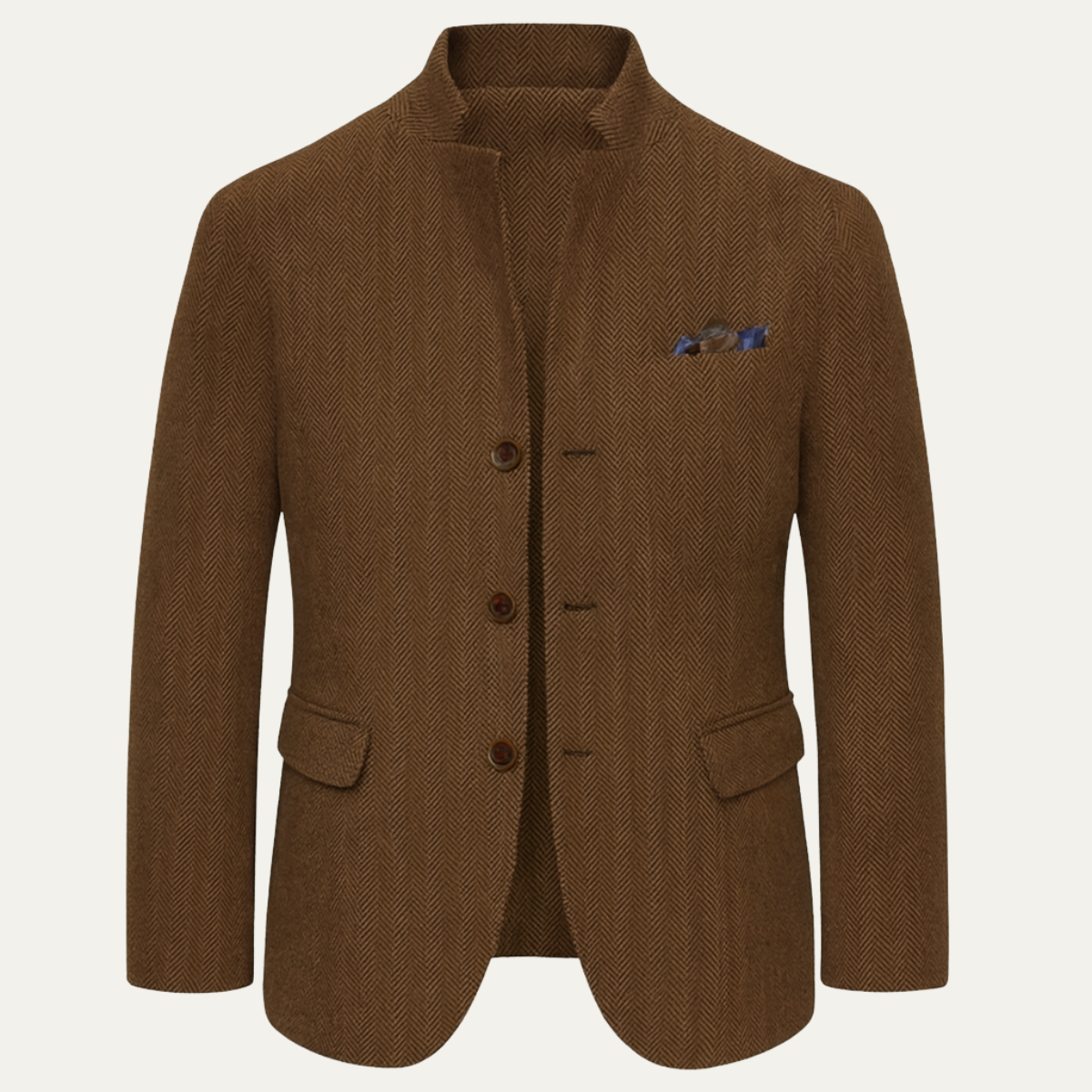 The Thurlestone Men’s Wool Single Breasted Tweed Blazer Jacket
